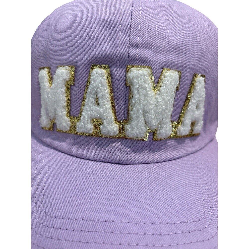 MAMA Lavender Purple Adjustable Baseball Cap